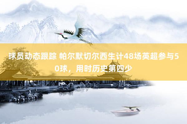 球员动态跟踪 帕尔默切尔西生计48场英超参与50球，用时历史第四少